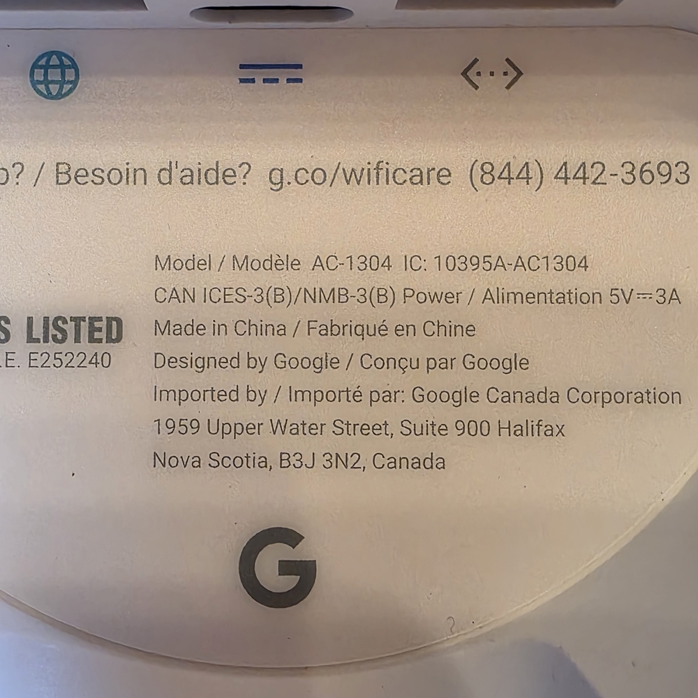 Google WiFi Unit with White Finish - Picture 2 of 2